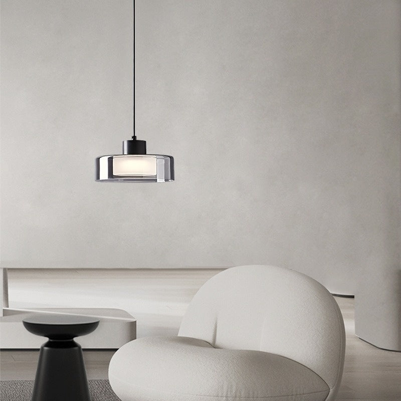 Vollkupfer-Schlafzimmer-Kronleuchter Einfach Modern Vollkupfer Glas