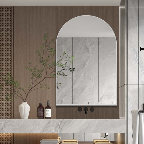 24x36 Zoll gewölbter eingelassener Metallrahmen Badezimmerwand-Schrank mit Spiegel und einstellbarem Regal Nicht verfügbar Plattformen- Temu