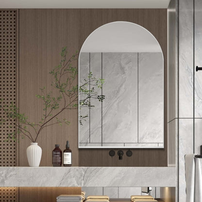 24x36 Zoll gewölbter eingelassener Metallrahmen Badezimmerwand-Schrank mit Spiegel und einstellbarem Regal Nicht verfügbar Plattformen- Temu