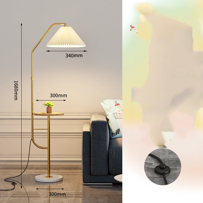 Nordic Boden-Innen-USB-Drahtlosladung Licht Luxus Schreibtischlampe