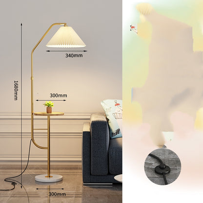 Nordic Boden-Innen-USB-Drahtlosladung Licht Luxus Schreibtischlampe