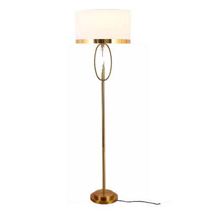 Luxuriöser postmodern-metallischer Stil kreativer Wohnzimmer-Teetisch-Studien-Bodenleuchte