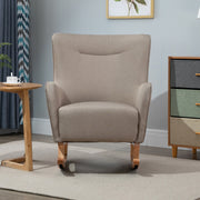 Grey Rocking Armchair