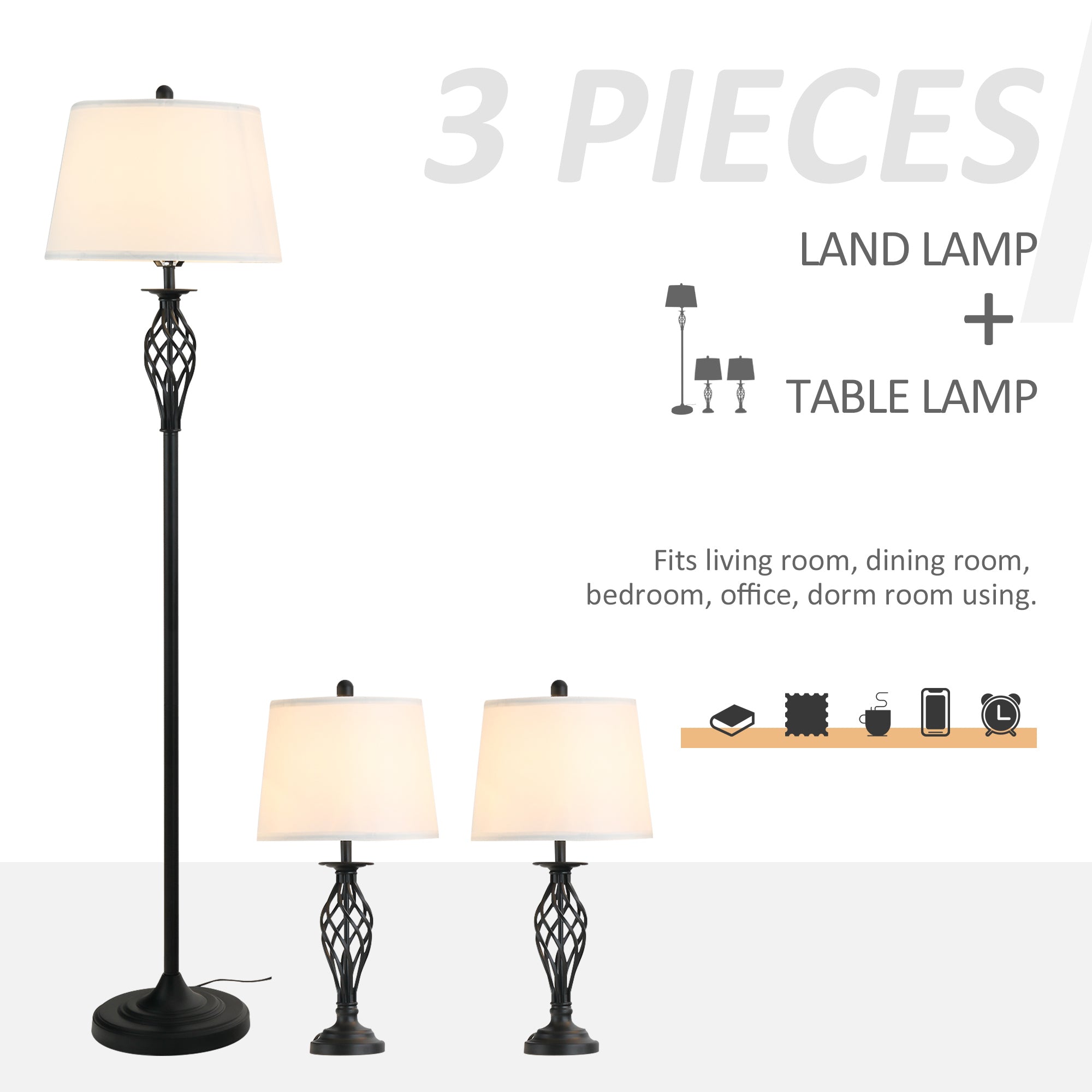 Adjustable Table Floor Lamp