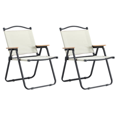 2-teilig faltbarer Outdoor-Stuhl für Camping, Picknicks, Strand, BBQ und Terrasse