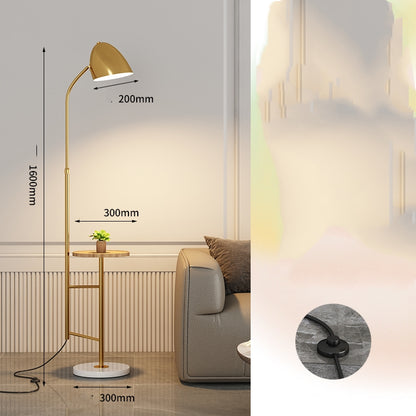 Nordische Stehlampe mit InsUSB kabelloser Ladeleuchte Luxus