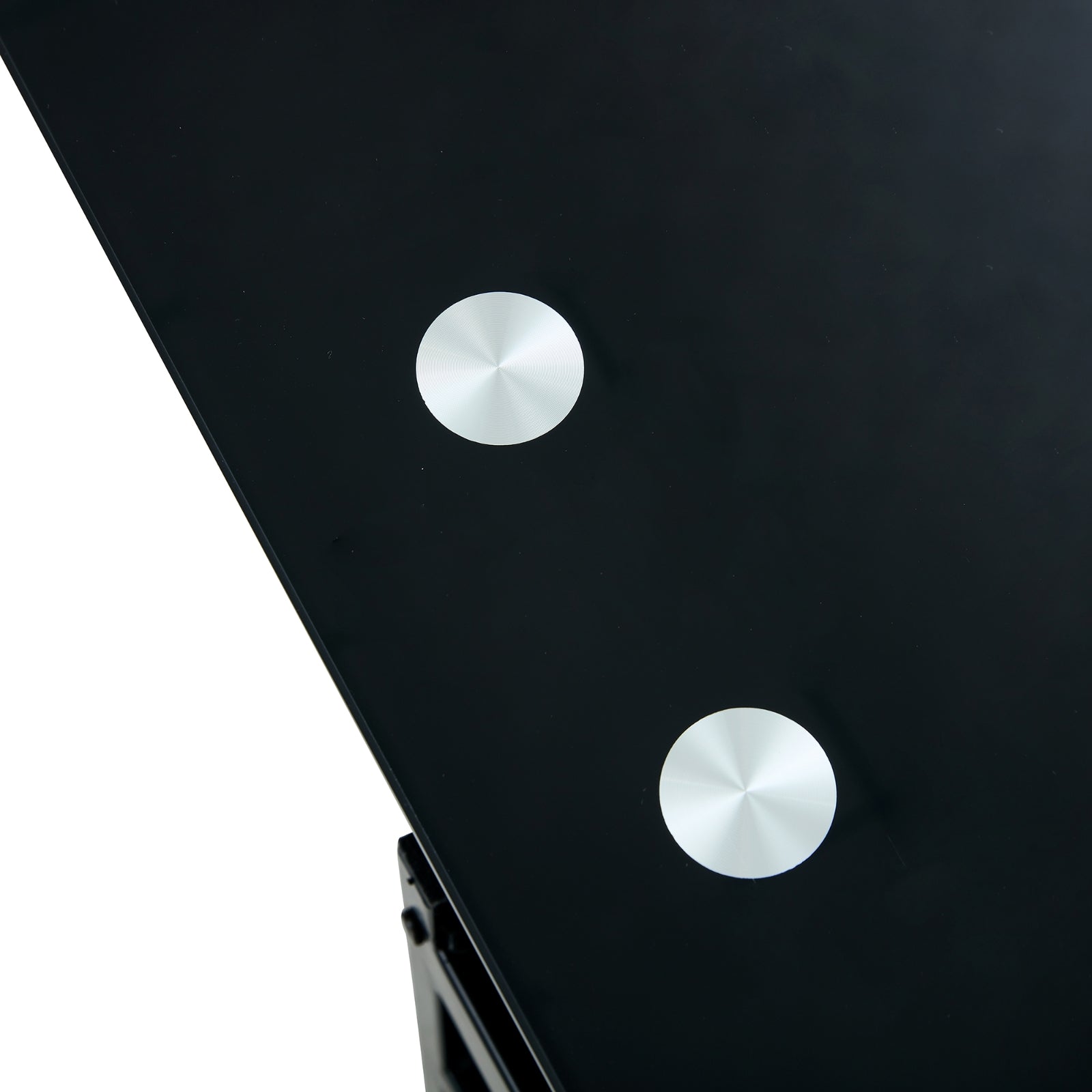 Black Glass Lift Top Table