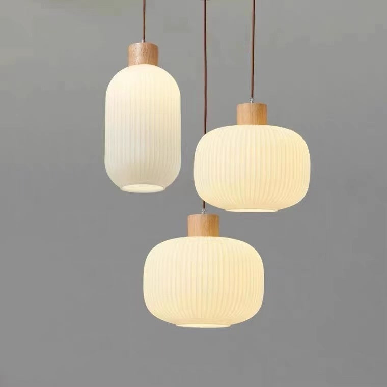 Japanisches Log-Style Einfaches Modernes Glas-Lüster