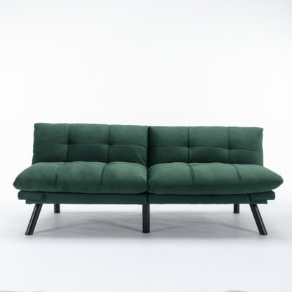 Smaragd-Faltbare Moderne Sofa-Bett Cabrio