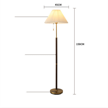 Retro Stehlampe Wohnzimmer Arbeitszimmer Schlafzimmer Augenschonend Nachttisch Faltenvertikal