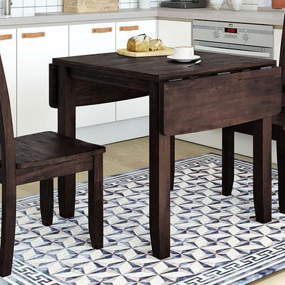3-teiliges Holzfaltbares Frühstückseck-Esszimmertisch-Set, Verkauf auf der Wayfair-Plattform verboten