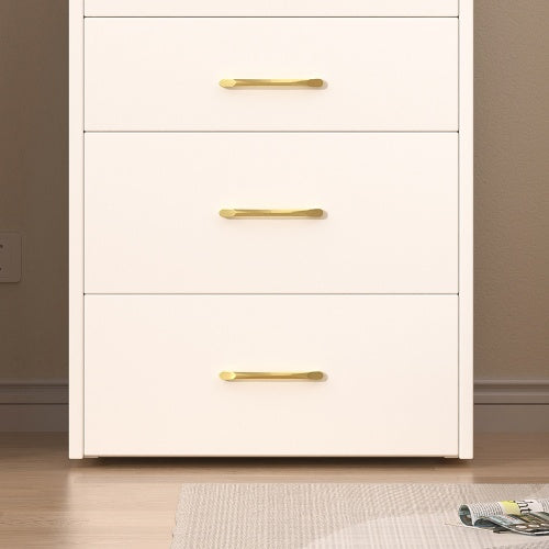 3-in-1-Toilettentisch mit offenem Oberen Spiegel, Kleines Schminktisch-Set mit sichtbarer Glasplatte, Kompakter Schminktisch mit 3 Schubladen, Ankleidetisch für das Schlafzimmer