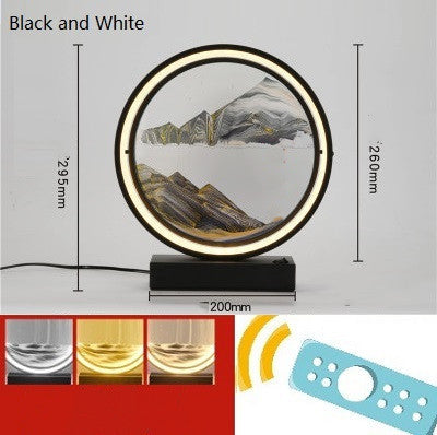 Kreative Mode Romantische Einfache Schlafzimmer Sanduhr-Tischlampe