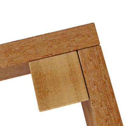 Großes Holzbettgestell mit Plattform, Kein Federkern-Boxrahmen erforderlich, Solide Holzleistenunterstützung, Einfach zu montieren