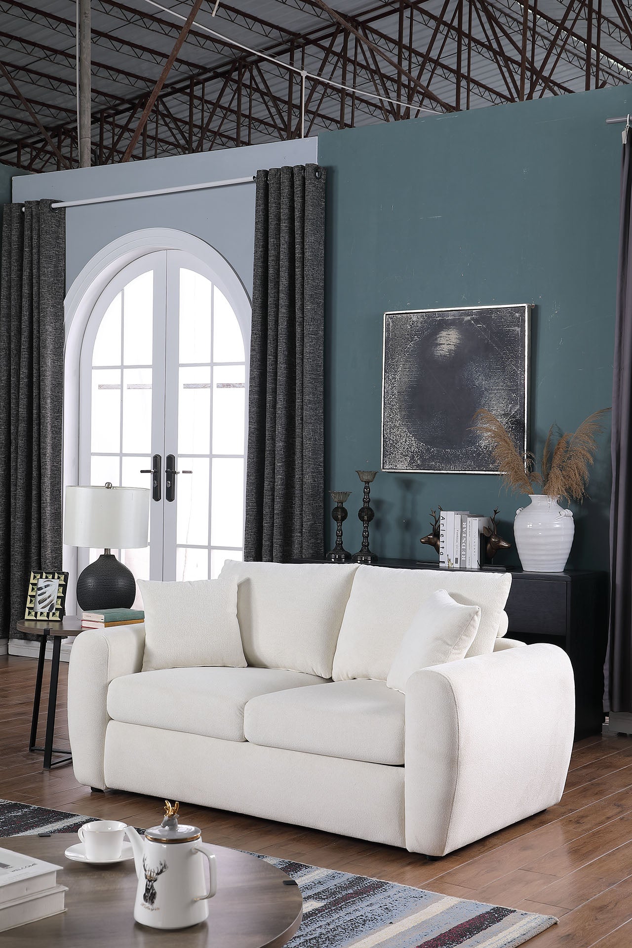 Beige Compressed Sofa