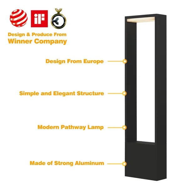 Black LED Pathway Lights