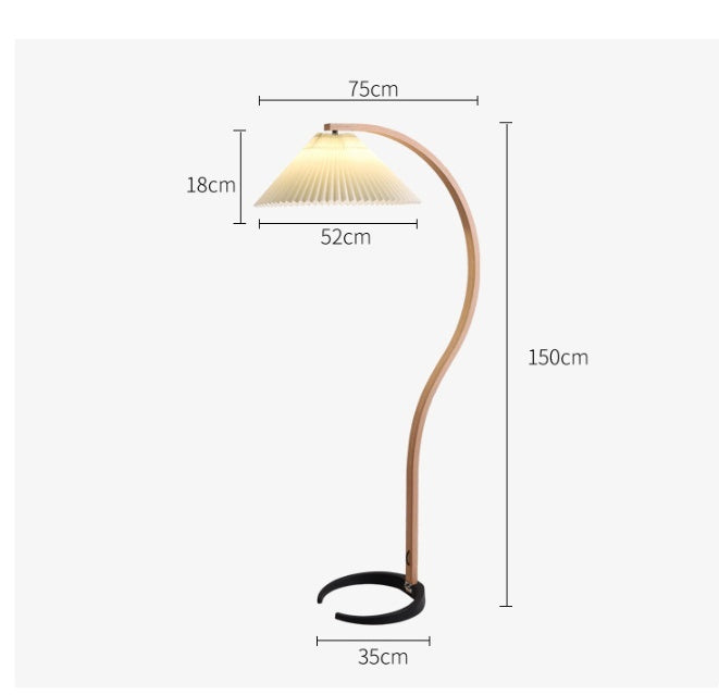 Nordische Stehlampe im Mittelalter-Stil für Schlafzimmer und Sofa
