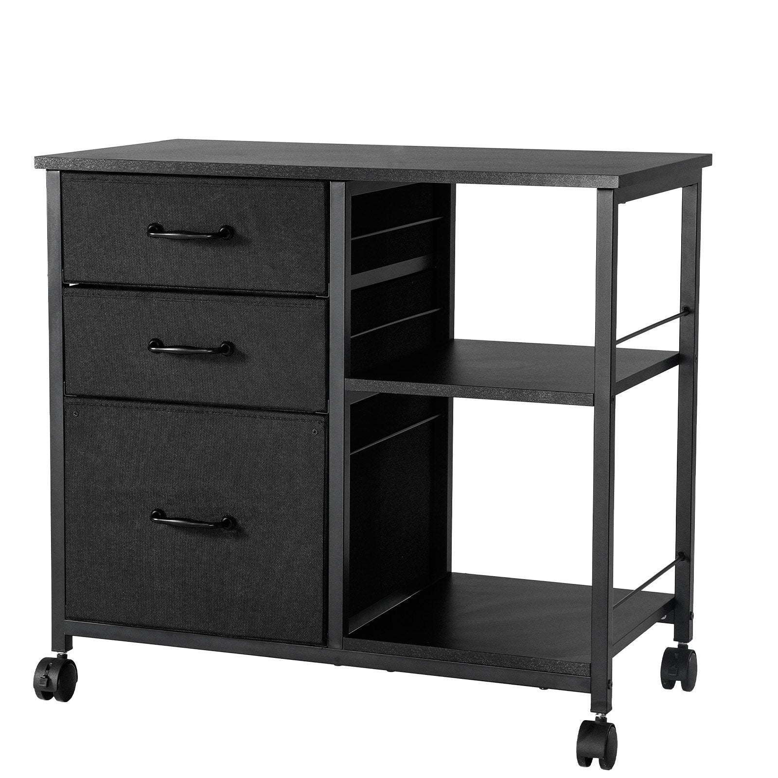 Black Metal File Cabinet