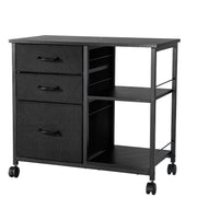 Black Metal File Cabinet
