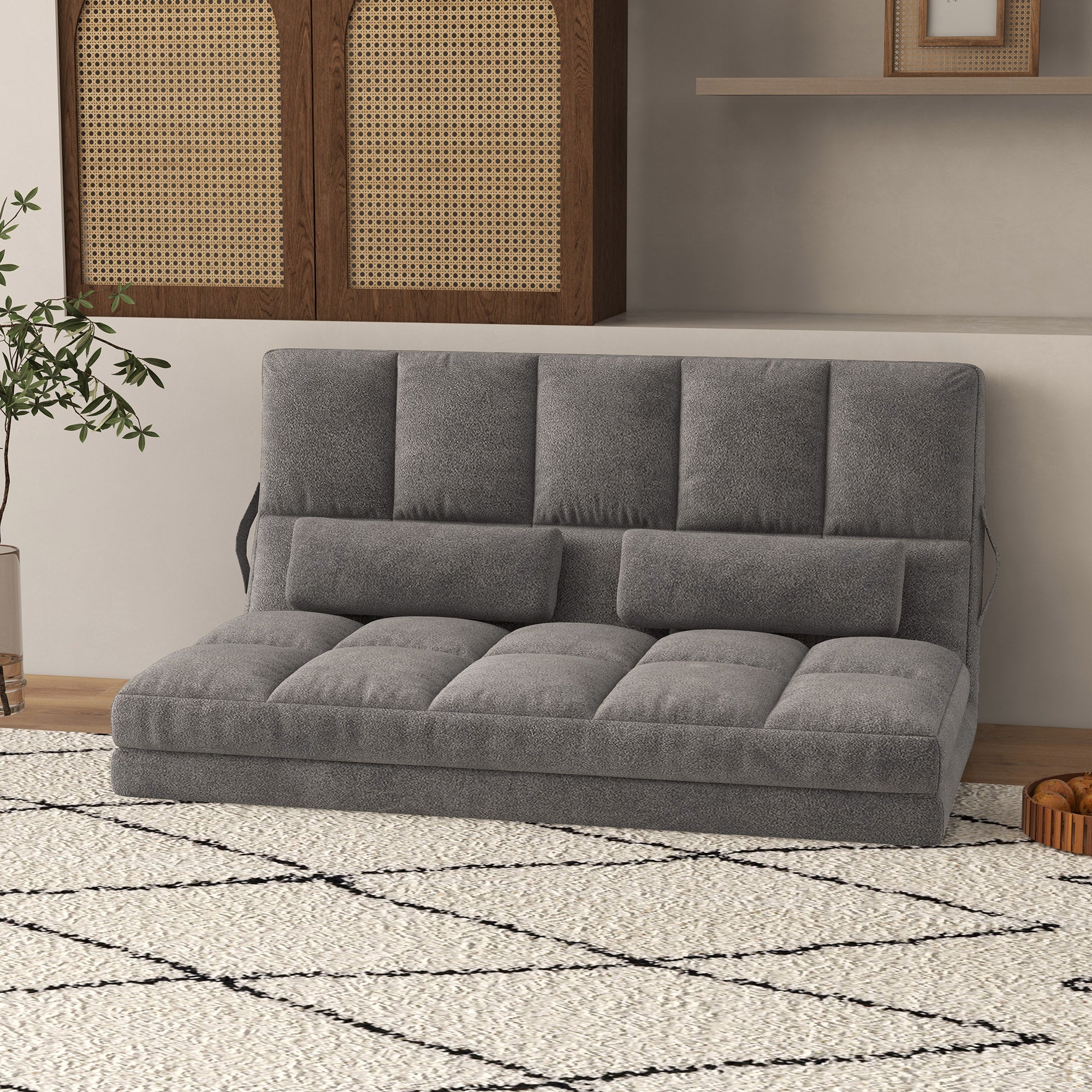 Umklappbarer Boden-Sofasessel