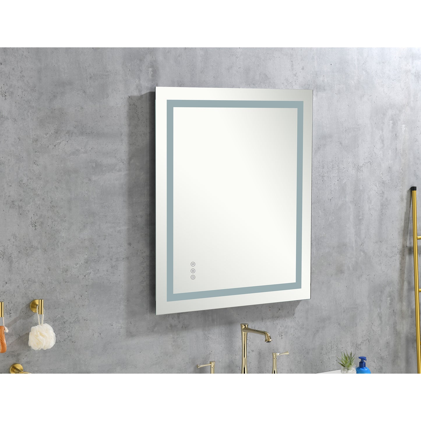 36x28 Zoll LED-Badspiegel