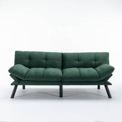 Smaragd-Faltbare Moderne Sofa-Bett Cabrio
