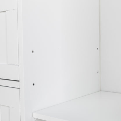 Vier-Schubladen-Ein-Tür-Bad-Speicher-Schrank