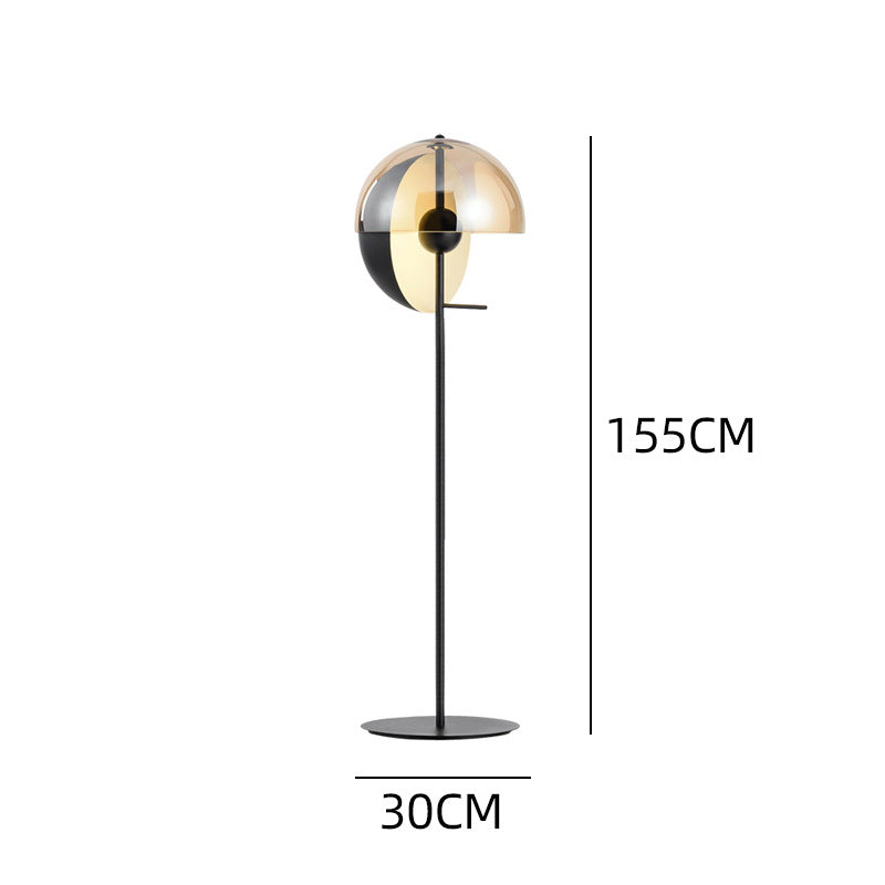 Moderne nordische personalisierte Bodenlampe aus kreativem Glas