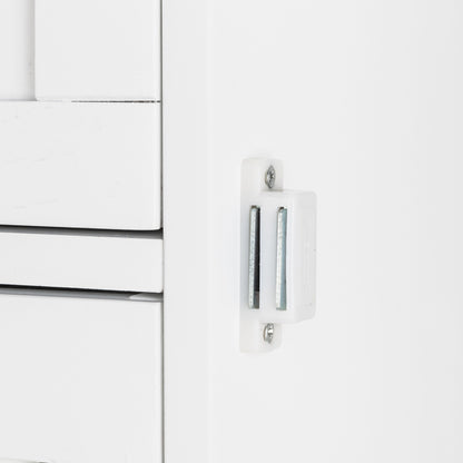 Vier-Schubladen-Ein-Tür-Bad-Speicher-Schrank