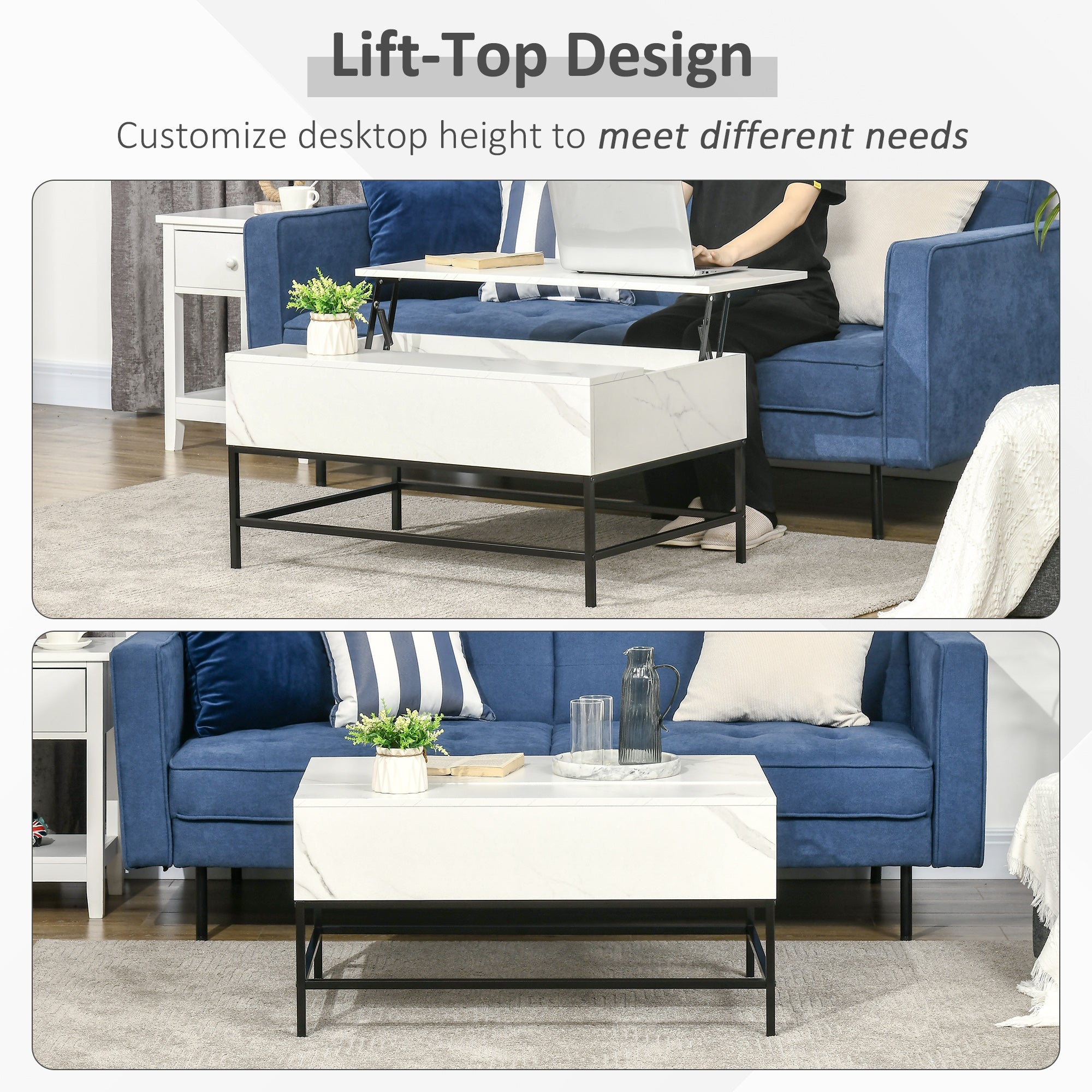 Lift-Top Coffee Table