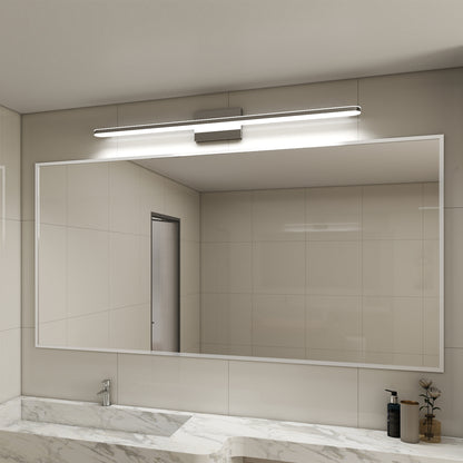 Moderne LED-Spiegelbeleuchtungen für das Badezimmer 39 Zoll 24 W Tageslichtweiß Chrom Leuchten Badezimmerleuchten über dem Spiegel Spiegelbeleuchtungsarmaturen Spiegelbeleuchtung
