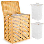 Bamboo Foldable Laundry Basket