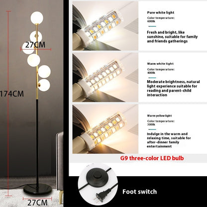 Einfache Wohnzimmer-Tischlampe Nordischer Stil für Schlafzimmer und Arbeitszimmer Dekoration Stehlampe