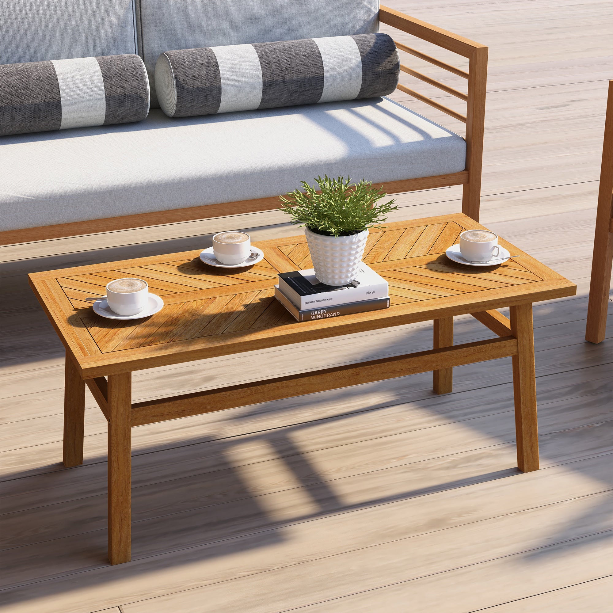 Acacia Outdoor Coffee Table