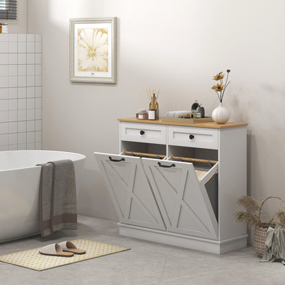 Klappbarer Wäschekorb-Schrank