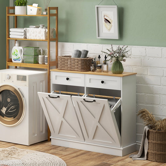 Klappbarer Wäschekorb-Schrank