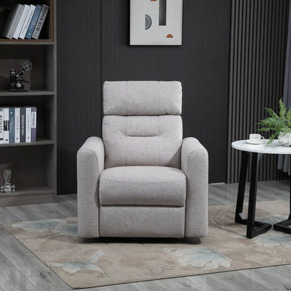 Manueller Klapp-Sessel mit Dreh- und Schaukelfunktion Theatersessel Einzelsofa für Wohnzimmer und Schlafzimmer