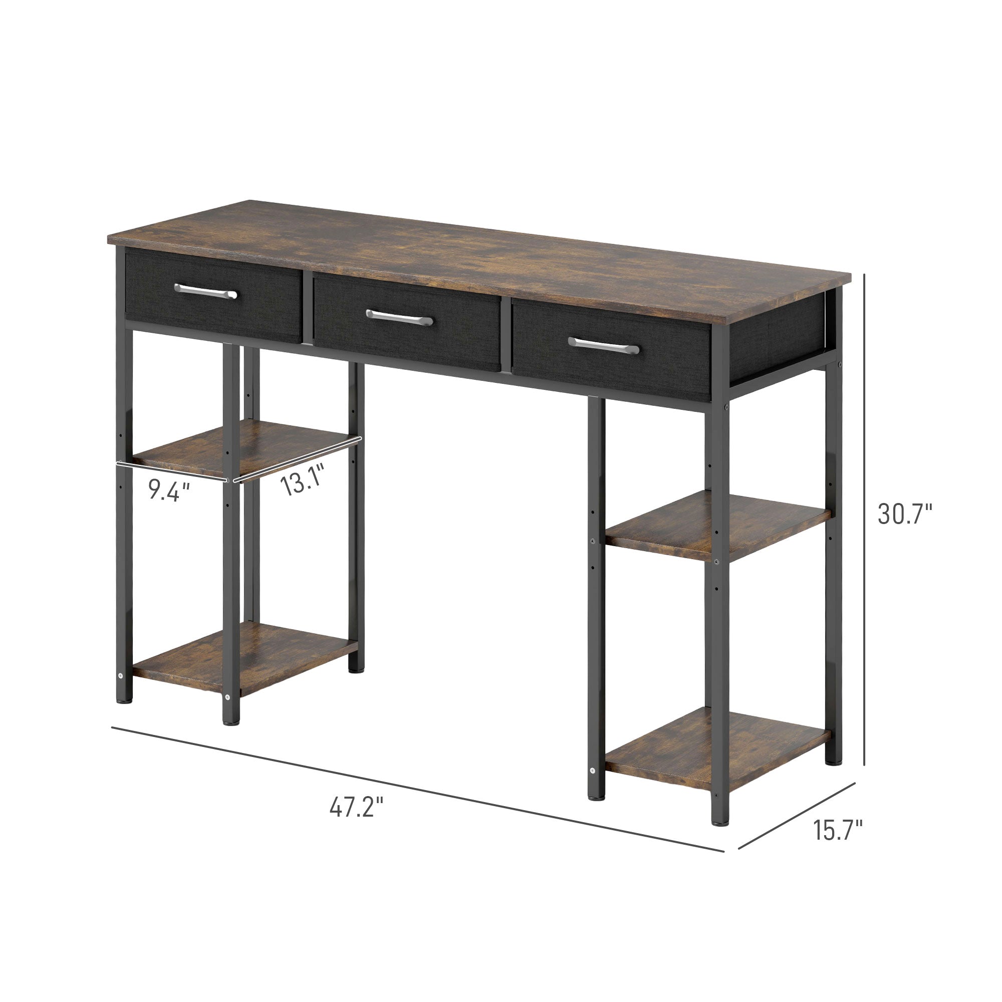 Brown Adjustable Writing Desk