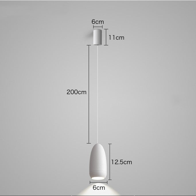 Netzberühmte Kleine Kronleuchter LED Kreativer Kugellampenkopf Nachttisch-Hänge-Drahtlampe