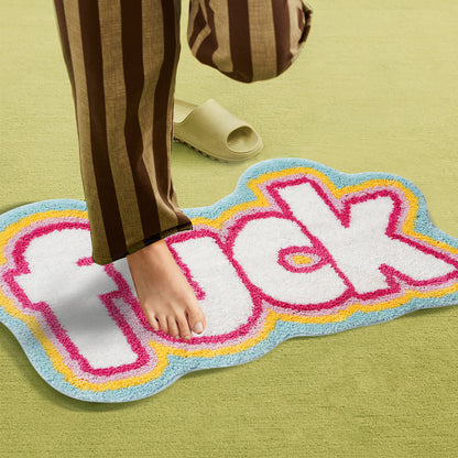 Farbteppich für das Schlafzimmer - rutschfeste, saugfähige Fußmatte für das Badezimmer - niedliche, waschbare kleine Duschmatte - ästhetische, moderne Heimdekoration Geburtstagsgeschenke, Erntedankfest-Dekoration, Weihnachtsdekoration, Heimdekoration