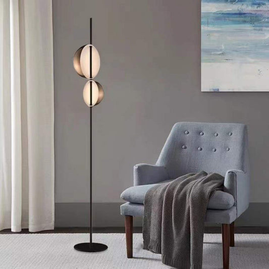 Stehlampe Wohnzimmer Gold Schlafzimmer Doppeltkopf Aufrecht