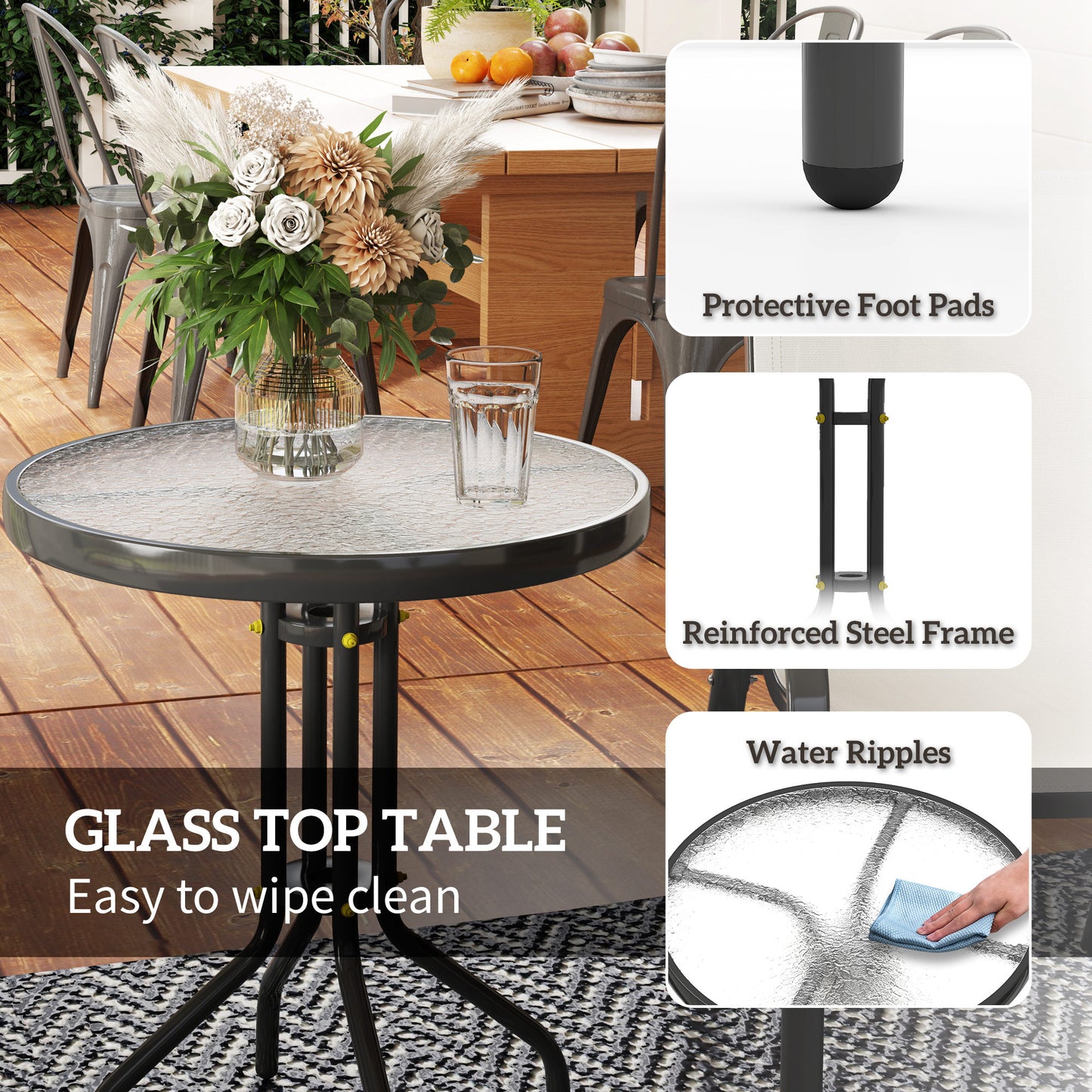 3-teiliges Bistro-Set