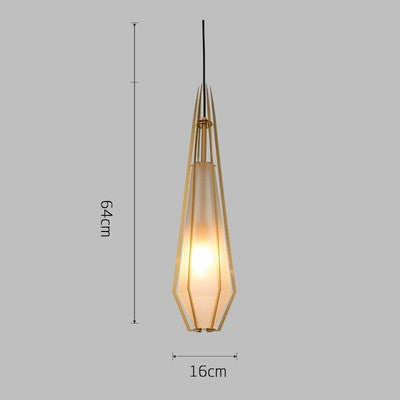 Gold Stained Glass Chandelier For Entryways