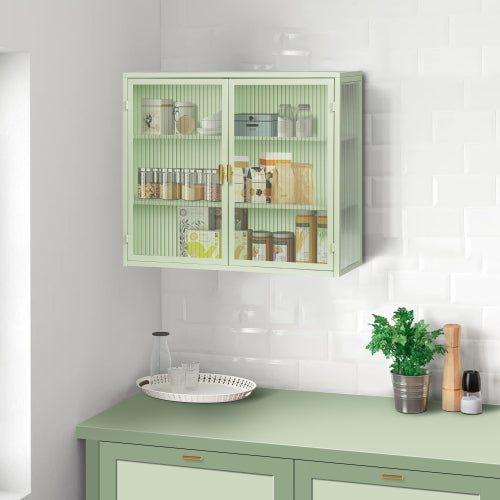 Mint Green Wall Cabinet