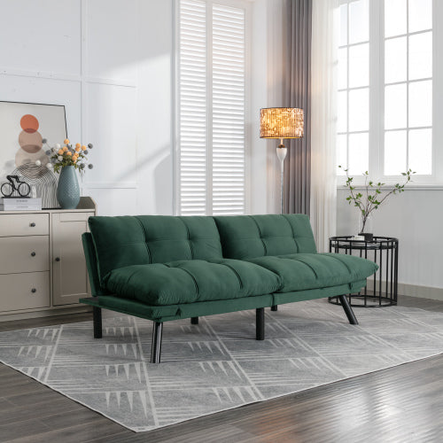 Smaragd-Faltbare Moderne Sofa-Bett Cabrio