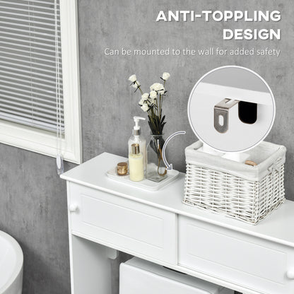 Badezimmerschrank über der Toilette