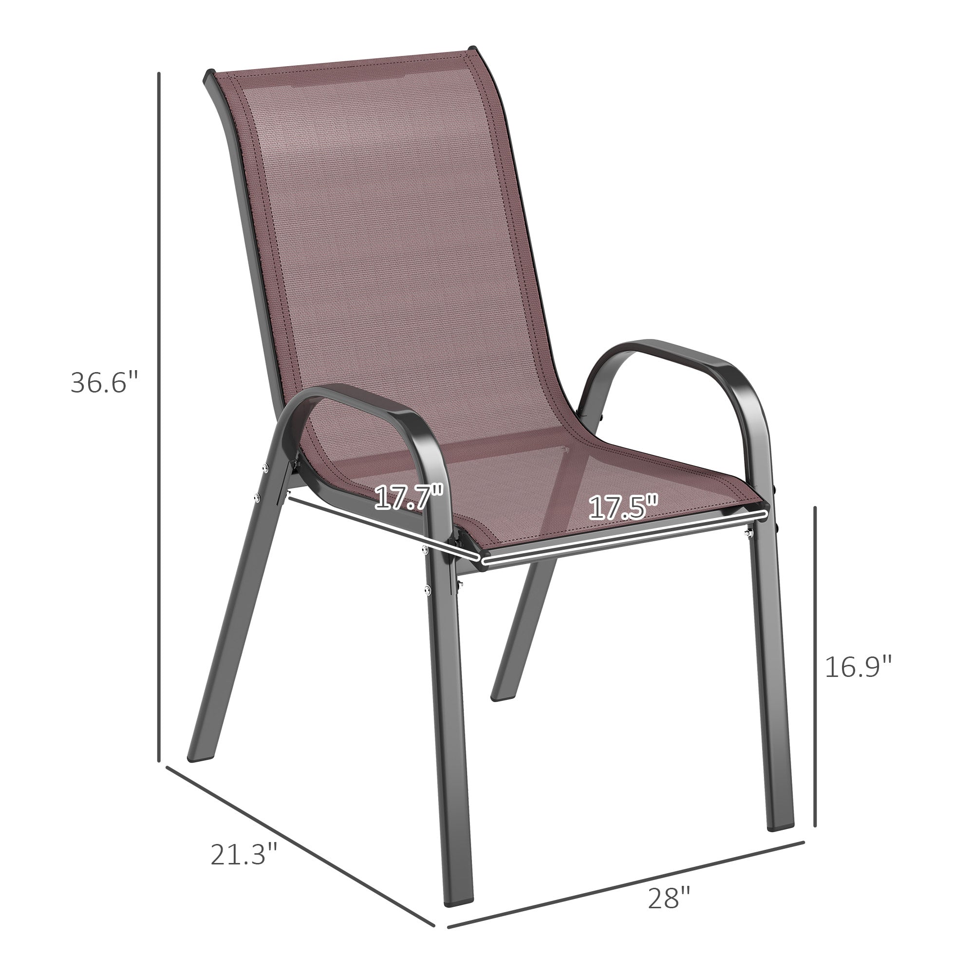 Stacking Outdoor Dining Chairs