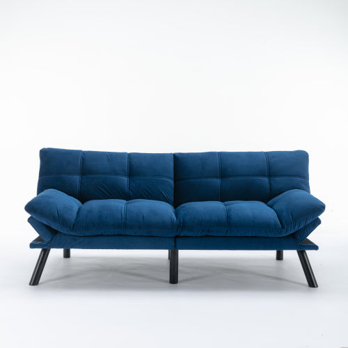 Marineblaues Klappbares Modernes Sofa-Bett