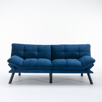 Marineblaues Klappbares Modernes Sofa-Bett