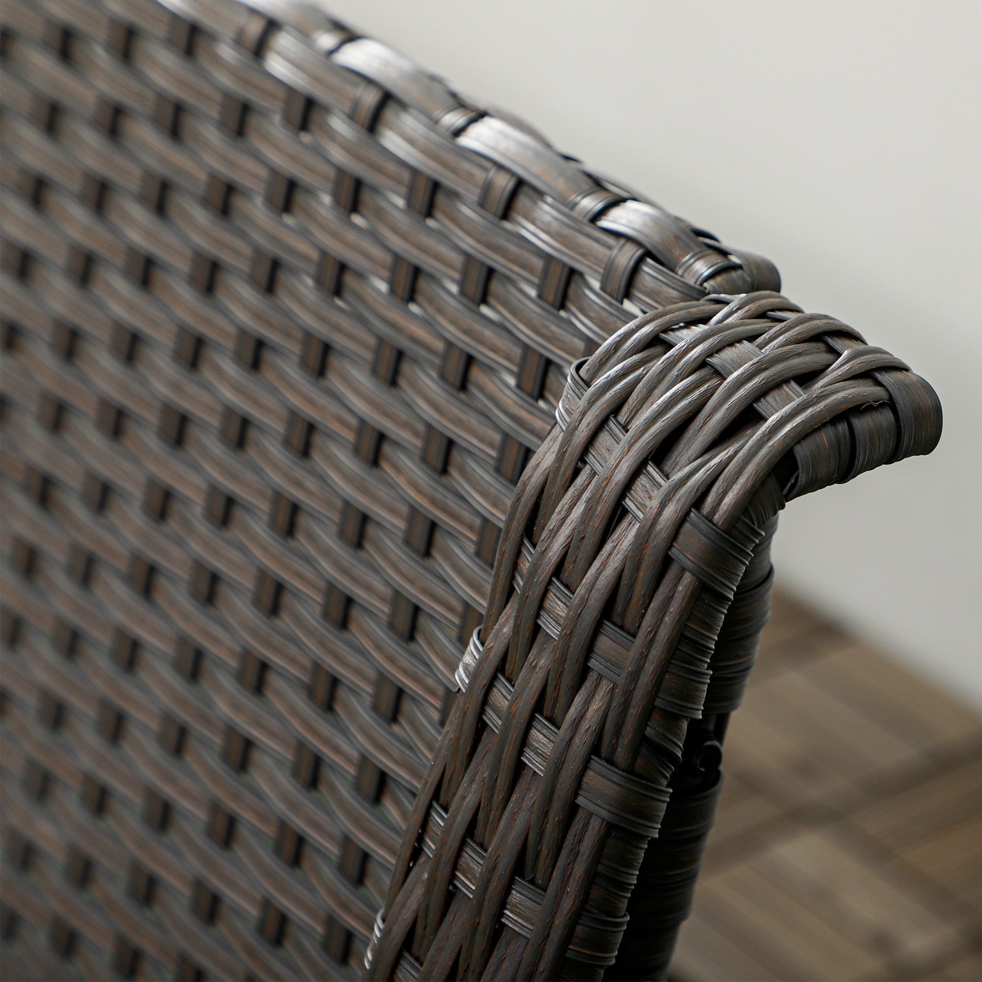 Gray Cushioned Outdoor Sofa